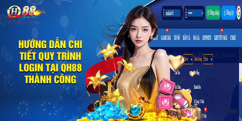 Đăng Nhập Qh88 - Quy Trình 3 Bước Đơn Giản, Dễ Dàng 3 Hướng dẫn chi tiết quy trình login tại QH88 thành công